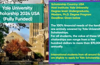 Yale University Scholarship 2024 USA (Fully Funded)