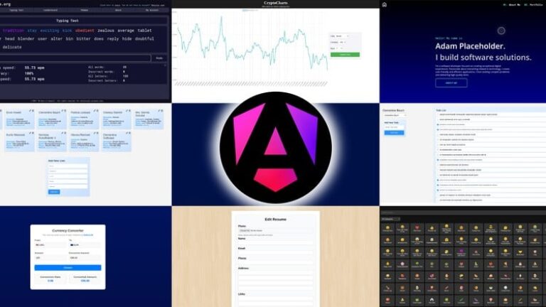 30 Days of Angular: Build 30 Projects with Angular - Free Online ...