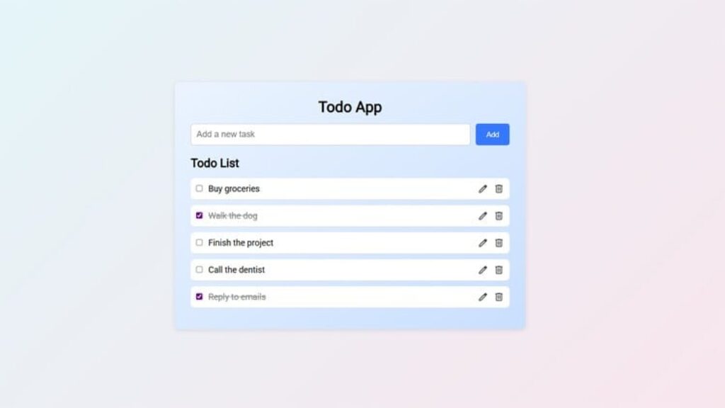 Todo App Project: Master JavaScript, HTML & CSS - Free Online Courses ...