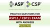 ASP 11 / CSP 11 Exam Preparation Practice Test #1
