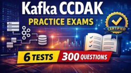 Kafka CCDAK Practice Exams 2026 | 6 Tests | Real Scenarios +