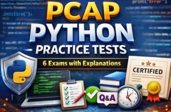 PCAP Python Practice Tests: 6 Exams with Explanations