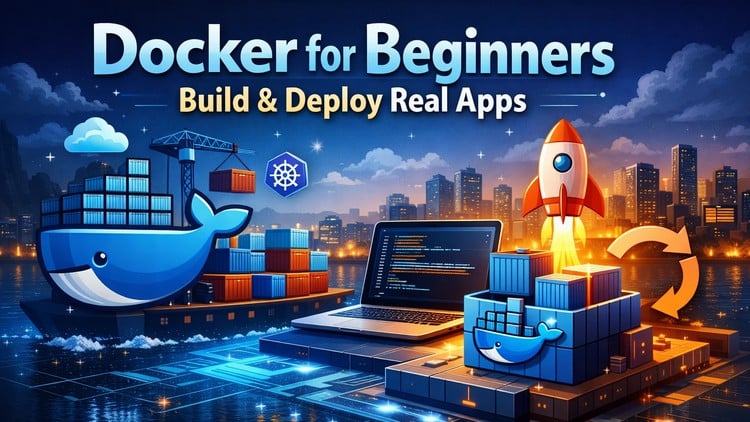 Docker for Beginners: Build & Deploy Real Apps - Free Online Courses ...