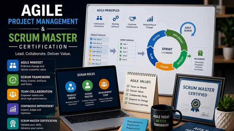 Agile Project Management & Scrum Master Certification - Free Online ...