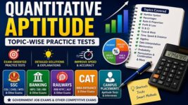 Quantitative Aptitude: Topic-Wise Practice Tests