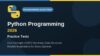 Master Python Programming with Practice Tests