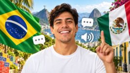 Portugués real con diálogos para hispanohablantes de México