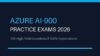 Microsoft Azure AI-900 (AI-901) Practice Exams 2026
