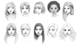 Design a Female Character: Sketching Portraits with Pencils