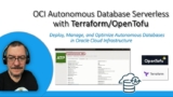 OCI Autonomous Database Serverless with Terraform